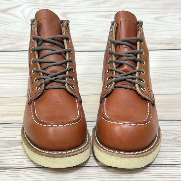 Red Wing Heritage 8875 Irish Setter Mens 4E Moc-Toe Work Boot 6" Oro Russet USA - Picture 7 of 16